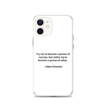 Load image into Gallery viewer, Albert Einstein Inspirational iPhone Case
