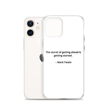 Load image into Gallery viewer, Mark Twain Inspirational iPhone Case
