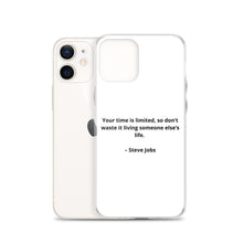 Load image into Gallery viewer, Steve Jobs Inspirational iPhone Case
