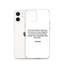 Load image into Gallery viewer, Zig Ziglar Inspirational iPhone Case
