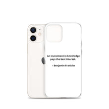 Load image into Gallery viewer, Benjamin Franklin Inspirational iPhone Case
