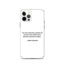 Load image into Gallery viewer, Albert Einstein Inspirational iPhone Case
