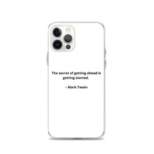 Load image into Gallery viewer, Mark Twain Inspirational iPhone Case
