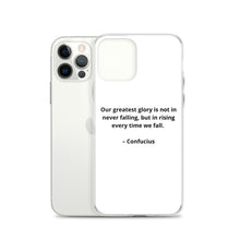 Load image into Gallery viewer, Confucius Inspirational iPhone Case
