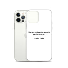 Load image into Gallery viewer, Mark Twain Inspirational iPhone Case
