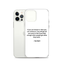 Load image into Gallery viewer, Zig Ziglar Inspirational iPhone Case
