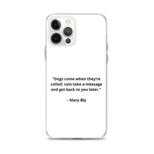 Load image into Gallery viewer, Mary Bly Dog/Cat Love iPhone Case
