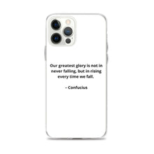 Load image into Gallery viewer, Confucius Inspirational iPhone Case
