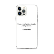 Load image into Gallery viewer, Mark Twain Inspirational iPhone Case
