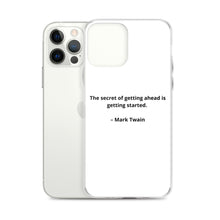 Load image into Gallery viewer, Mark Twain Inspirational iPhone Case
