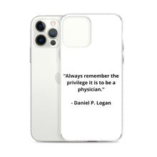 Load image into Gallery viewer, Daniel P. Logan Doctor iPhone Case
