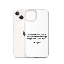 Load image into Gallery viewer, Mary Bly Dog/Cat Love iPhone Case
