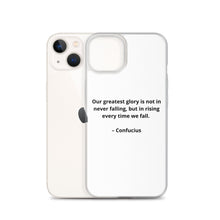 Load image into Gallery viewer, Confucius Inspirational iPhone Case
