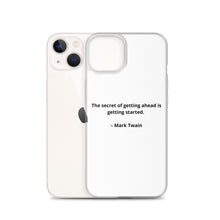 Load image into Gallery viewer, Mark Twain Inspirational iPhone Case
