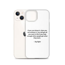 Load image into Gallery viewer, Zig Ziglar Inspirational iPhone Case
