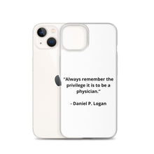 Load image into Gallery viewer, Daniel P. Logan Doctor iPhone Case
