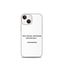 Load image into Gallery viewer, Anonymous Save Money iPhone Case
