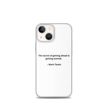 Load image into Gallery viewer, Mark Twain Inspirational iPhone Case
