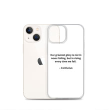 Load image into Gallery viewer, Confucius Inspirational iPhone Case
