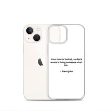 Load image into Gallery viewer, Steve Jobs Inspirational iPhone Case
