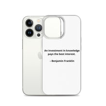 Load image into Gallery viewer, Benjamin Franklin Inspirational iPhone Case
