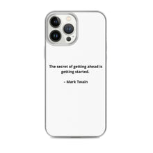 Load image into Gallery viewer, Mark Twain Inspirational iPhone Case
