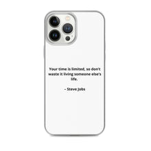 Load image into Gallery viewer, Steve Jobs Inspirational iPhone Case
