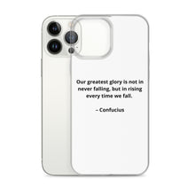 Load image into Gallery viewer, Confucius Inspirational iPhone Case
