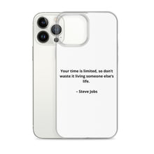 Load image into Gallery viewer, Steve Jobs Inspirational iPhone Case
