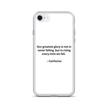 Load image into Gallery viewer, Confucius Inspirational iPhone Case
