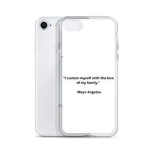 Load image into Gallery viewer, Maya Angelou Family iPhone Case
