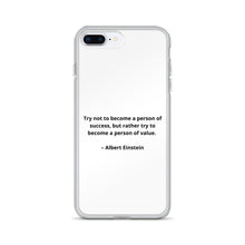 Load image into Gallery viewer, Albert Einstein Inspirational iPhone Case
