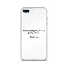 Load image into Gallery viewer, Mark Twain Inspirational iPhone Case
