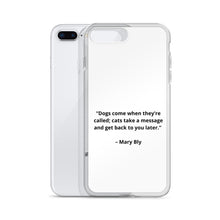 Load image into Gallery viewer, Mary Bly Dog/Cat Love iPhone Case
