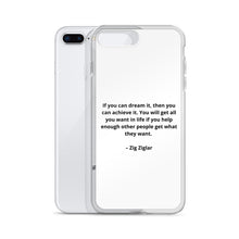 Load image into Gallery viewer, Zig Ziglar Inspirational iPhone Case
