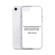 Load image into Gallery viewer, Albert Einstein Inspirational iPhone Case
