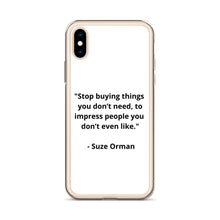 Load image into Gallery viewer, Suze Orman iPhone Case
