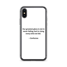 Load image into Gallery viewer, Confucius Inspirational iPhone Case
