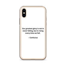 Load image into Gallery viewer, Confucius Inspirational iPhone Case
