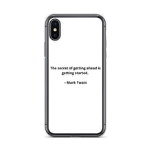 Load image into Gallery viewer, Mark Twain Inspirational iPhone Case
