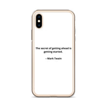 Load image into Gallery viewer, Mark Twain Inspirational iPhone Case
