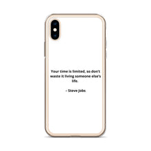 Load image into Gallery viewer, Steve Jobs Inspirational iPhone Case
