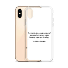 Load image into Gallery viewer, Albert Einstein Inspirational iPhone Case
