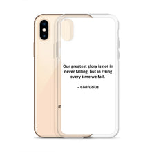 Load image into Gallery viewer, Confucius Inspirational iPhone Case
