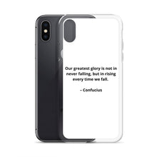 Load image into Gallery viewer, Confucius Inspirational iPhone Case
