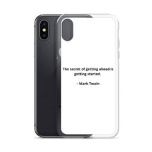 Load image into Gallery viewer, Mark Twain Inspirational iPhone Case
