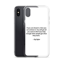 Load image into Gallery viewer, Zig Ziglar Inspirational iPhone Case
