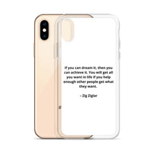 Load image into Gallery viewer, Zig Ziglar Inspirational iPhone Case
