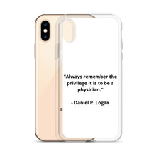 Load image into Gallery viewer, Daniel P. Logan Doctor iPhone Case
