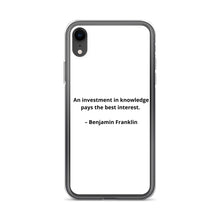 Load image into Gallery viewer, Benjamin Franklin Inspirational iPhone Case
